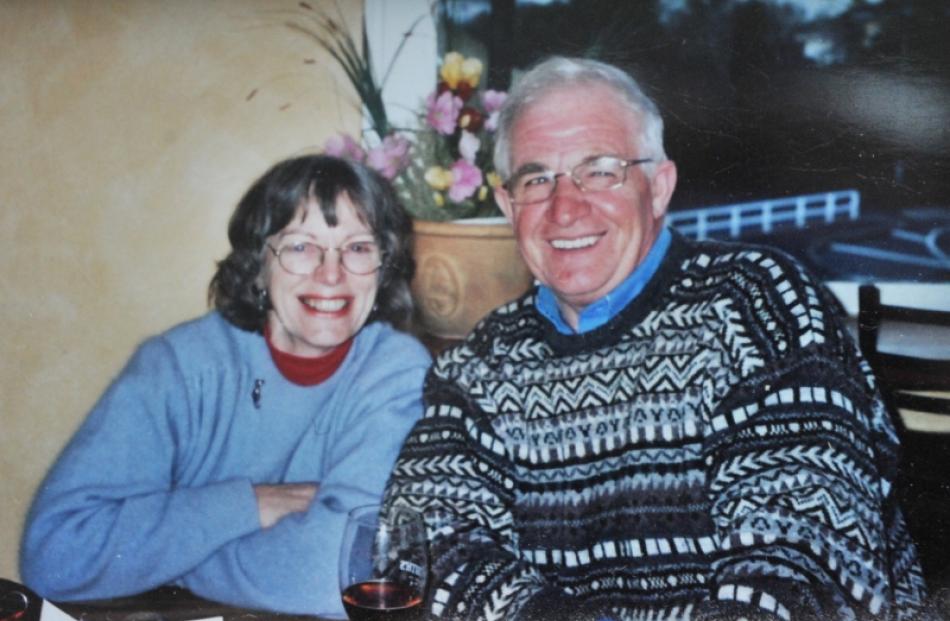 Fin Heads with his late-wife Shirley before her death on April 28, 2008. Supplied photo.