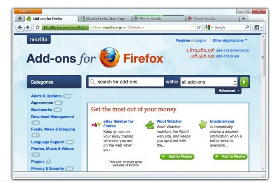 An image of Firefox 4, published with a blog written by Firefox development director Mike Beltzner.