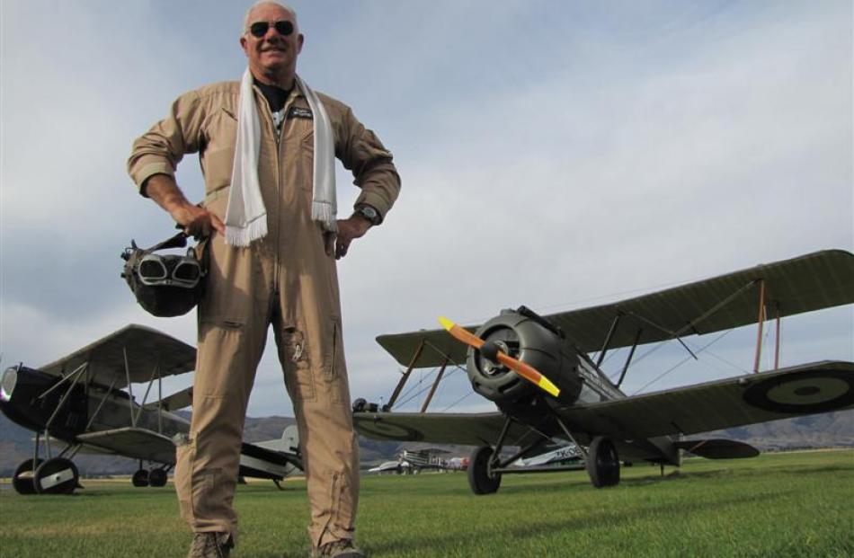 Former Dunedin man  Keith Skilling, who piloted a  World War 1 replica Fokker DVII from Blenheim...
