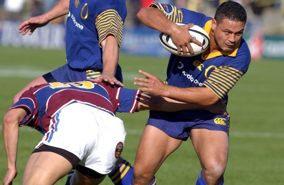 George Leaupepe in action for Otago. Photo: Craig Baxter