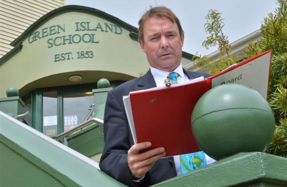 Green Island School principal Steve Hayward is questioning the Ministry of Education's decision ...