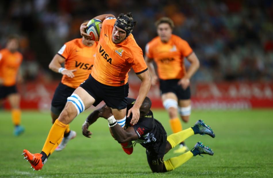 Guido Petti of the Jaguares during the 2016 Super Rugby match between Toyota Cheetahs and...