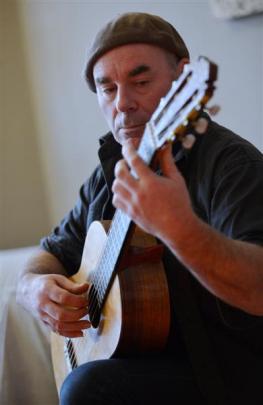 Guitarist and composer Richard Wallis plays at Taste Merchants this week. Photo by Gerard O'Brien.