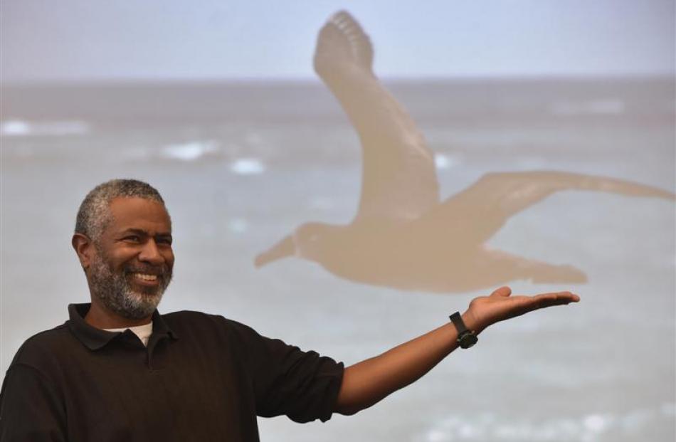 Harvard University  evolutionary biologist Prof Scott Edwards speaks at the University of Otago...