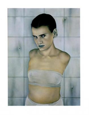 Heather Straka's second-prize Wallace Art Award entry, 'Repeat After Me. Amanda #2'.