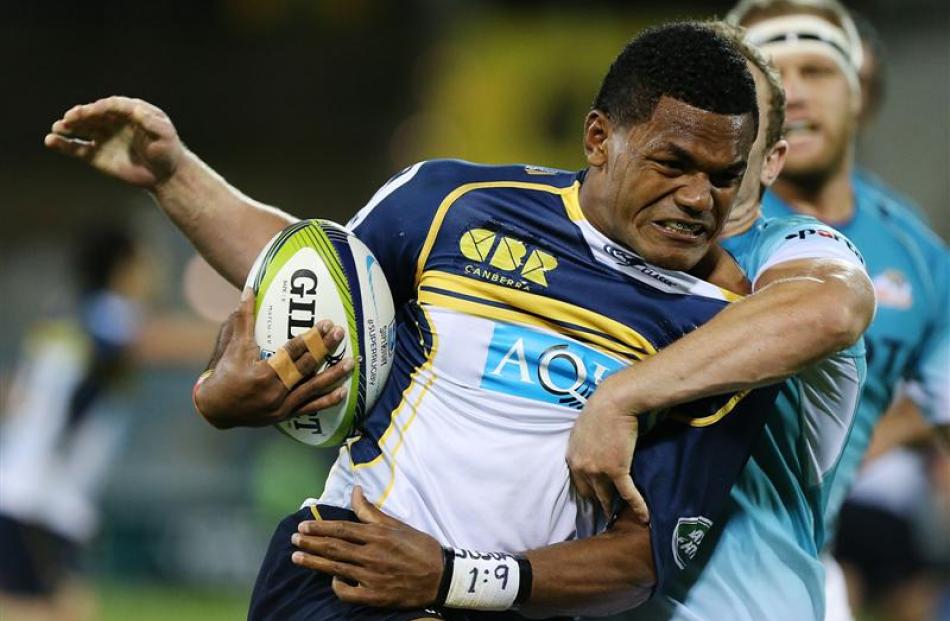 Henry Speight in action for the Brumbies earlier this year.