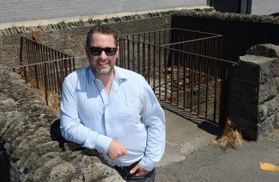 Heritage building owner Dr Hayden Cawte says two bluestone abutments, left behind after a vehicle...