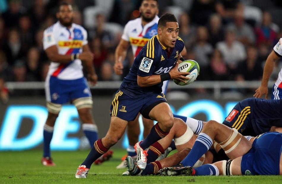 Highlanders halfback Aaron Smith in action against the Stormers in Dunedin. Photo Getty Images