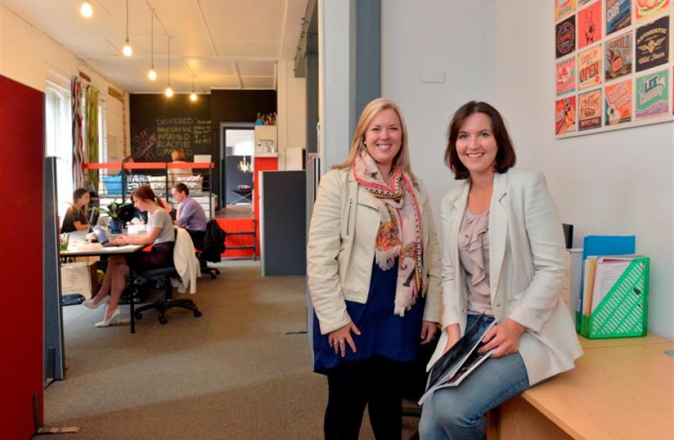 Immersion Marketing's marketing department manager Annabel Roy (left) and managing director Sarah...
