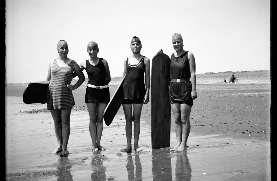 In the inter-war years New Zealand girls were keen to be active at the beach as elsewhere and...