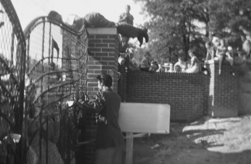 In this 1957 photo provided by Elvis Presley Enterprises, Inc and used by permission, Elvis...