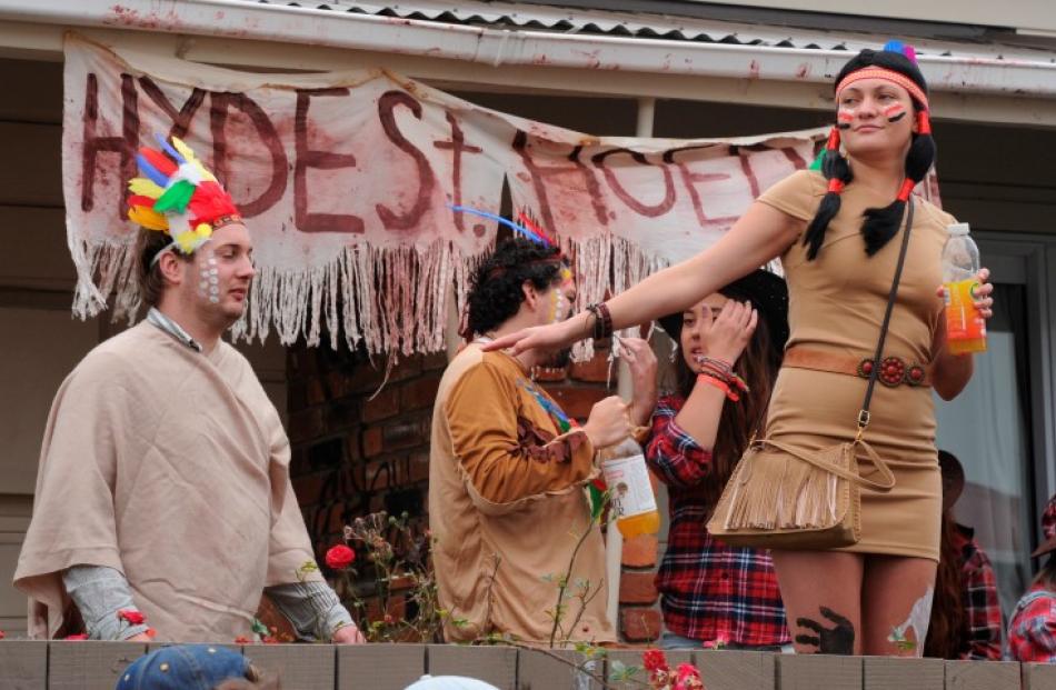 Inclement weather and the absence of the royals didn't deter revellers from taking part in the...