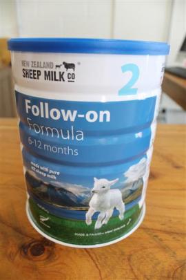 Infant milk formula developed, manufactured and canned in Invercargill.