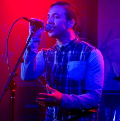 Jahmaine Cummings, lead singer of Invercargill-Queenstown band Soul Manor, performs.