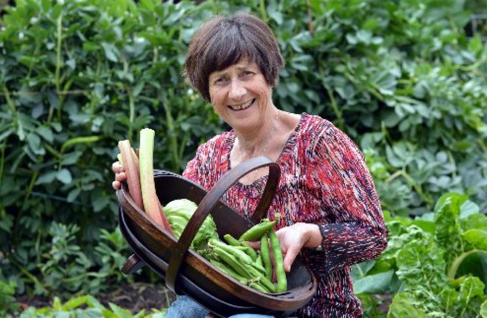 Jennifer Evans loves being able to pick fresh vegetables from her Waverley garden. Photos by...