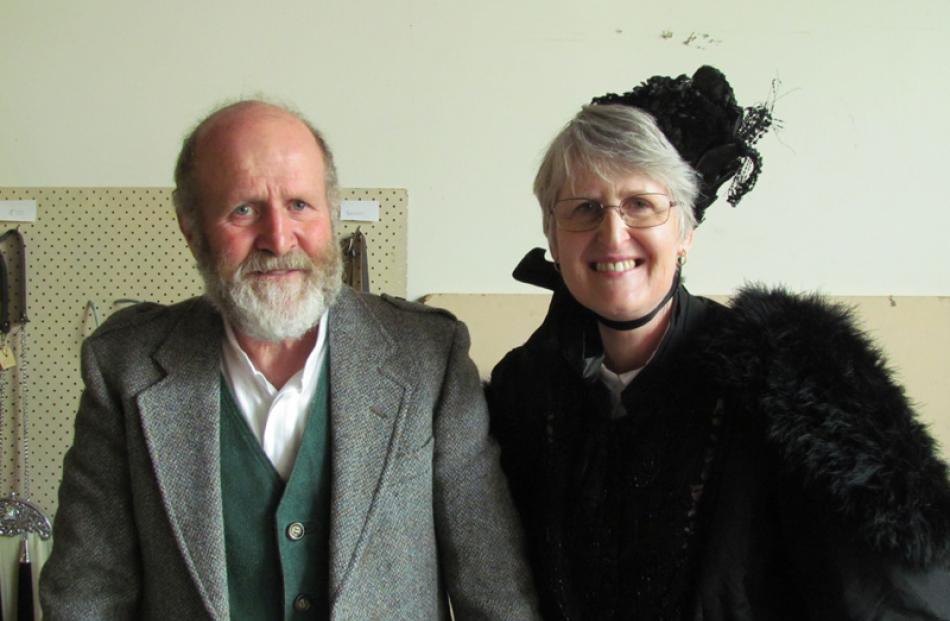 Jim Fraser, left and, Margaret Fraser, from Dunedin.