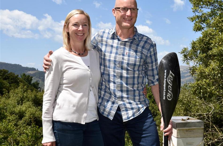 Jo and Dave Menzies at their Roslyn home yesterday. Photo by Gerard O'Brian.