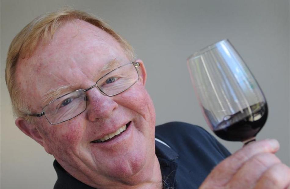 John Buck, of Te Mata wines, was in Dunedin last week. Photo by Peter McIntosh.
