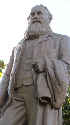 John Grigg is immortalised in this statue in Ashburton. Photo by Maureen Bishop