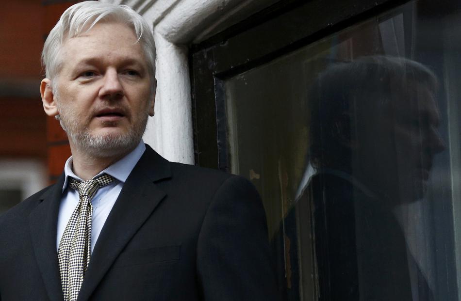 Julian Assange. Photo by Reuters