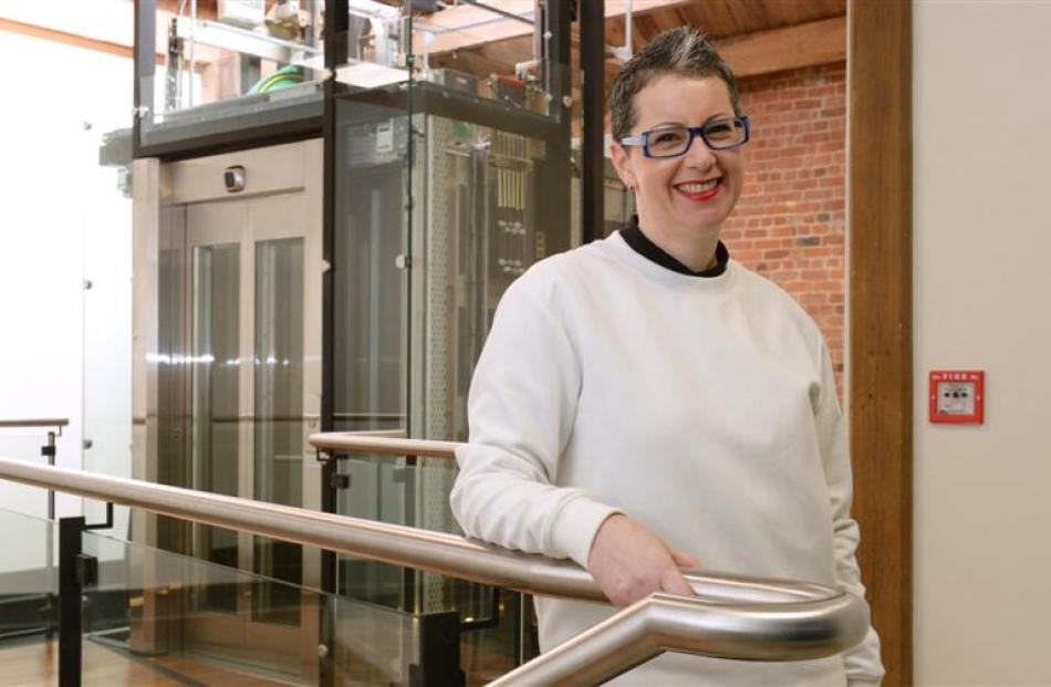 Julie Curphey in the ADInstruments offices in the former Donald Reid warehouse. Photo by Gerard O...