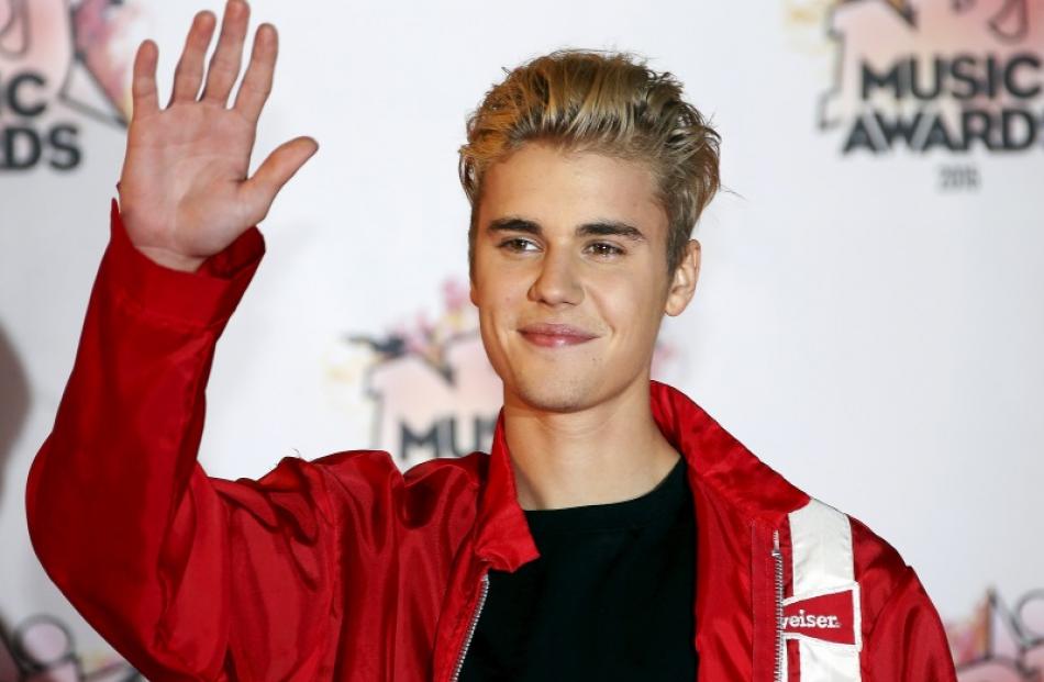 Justin Bieber. Photo: Reuters