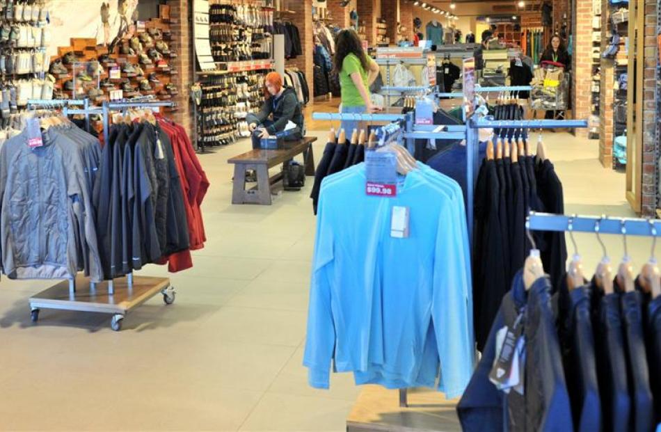 Kathmandu's Dunedin store; which along with the company's  139 outlets around the world will be...