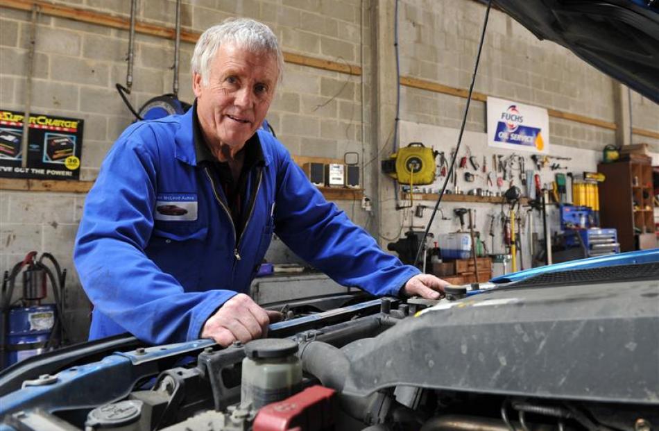 Ken Mitchell is retiring after working at Mosgiel's Lean McLeod  Auto Services for 50 years....