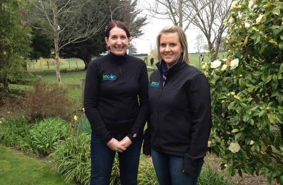 Keri Johnston (left) and Haidee McCabe have made it to the finals of the Enterprising Rural Women...