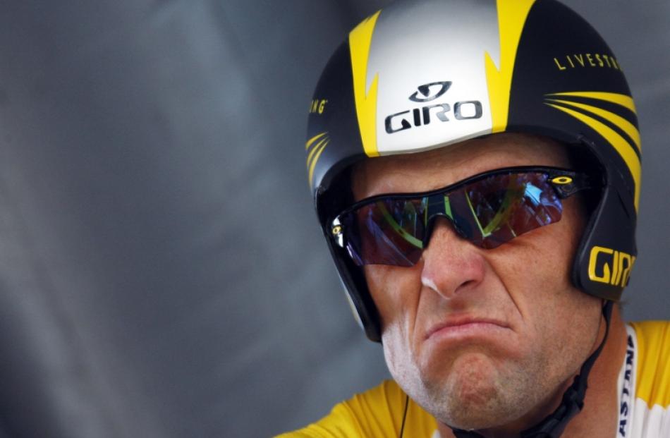 Lance Armstrong. Photo by Reuters