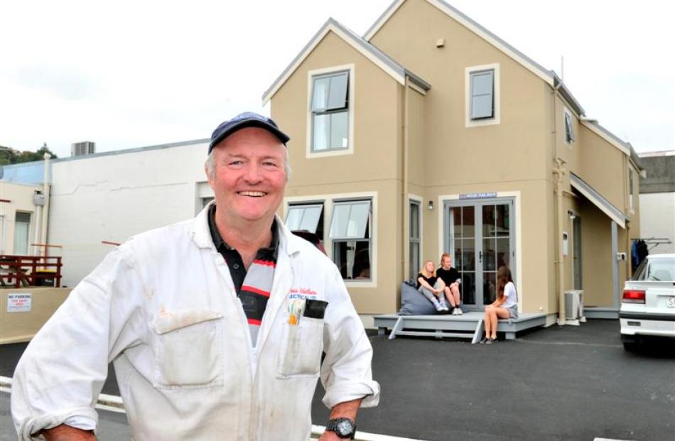 Landlord Ross Whitburn is pleased with the result of Rotary Park House, his latest student flat...