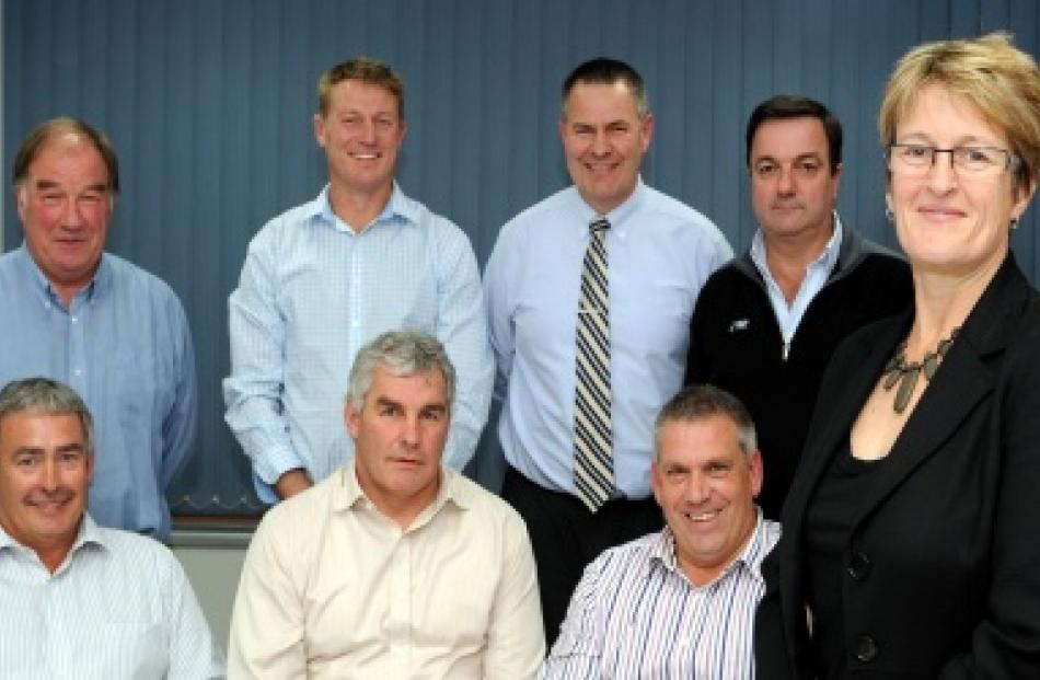 Last year's Otago rugby Union board members from top left clockwise, Adrian Read, Simon Spark,...