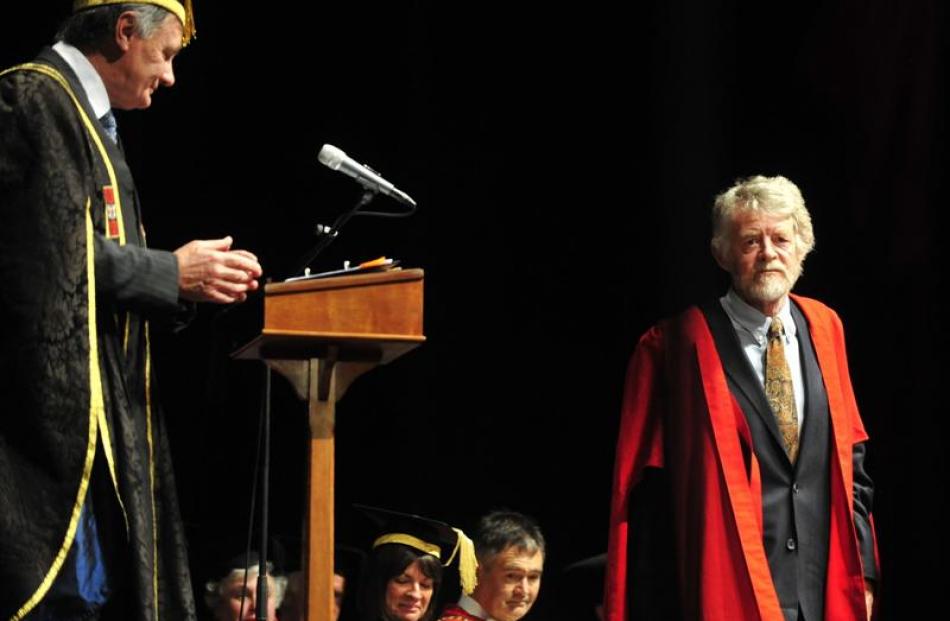 Leading New Zealand poet Brian Turner is awarded an honorary doctor of literature degree by...