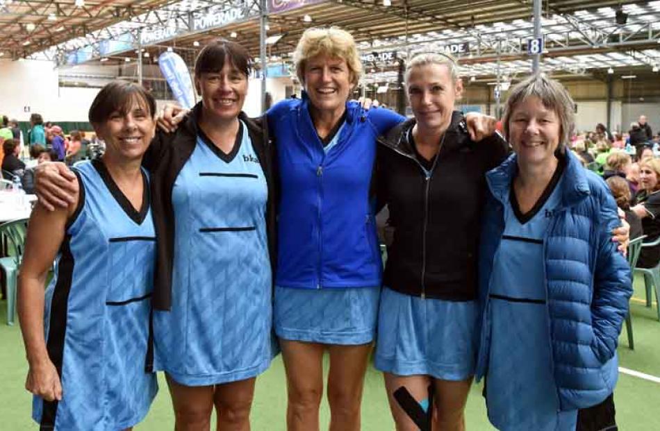 Leanne Phillips, Cherie Jones, Jenny Woods, Lynda Dahlberg, and Sallie Keegan, all of Auckland.