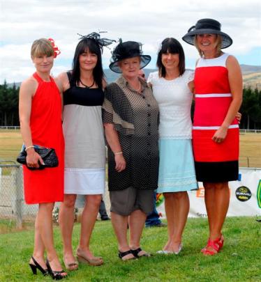 Leda Gunn (left), of Coal Creek, Anne Johnston, of Dumbarton, Donna Parker, of Roxburgh, Trudie...