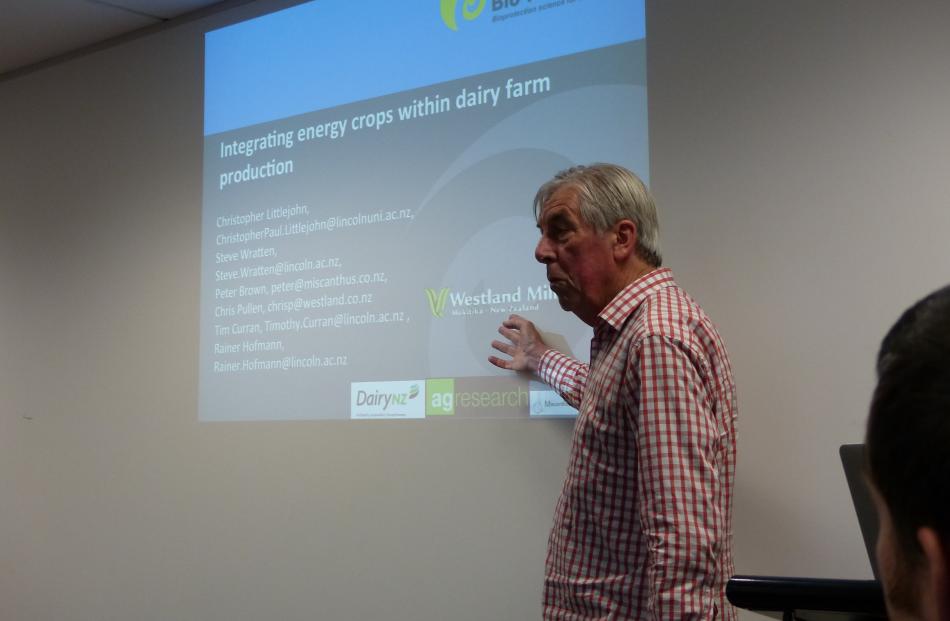 Lincoln University ecologist Prof Steve Wratten speaks at the Geographically Appropriate...