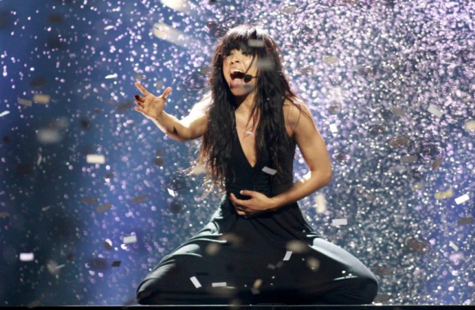 Loreen of Sweden performs her song 'Euphoria' after winning the Eurovision song contest in Baku,...
