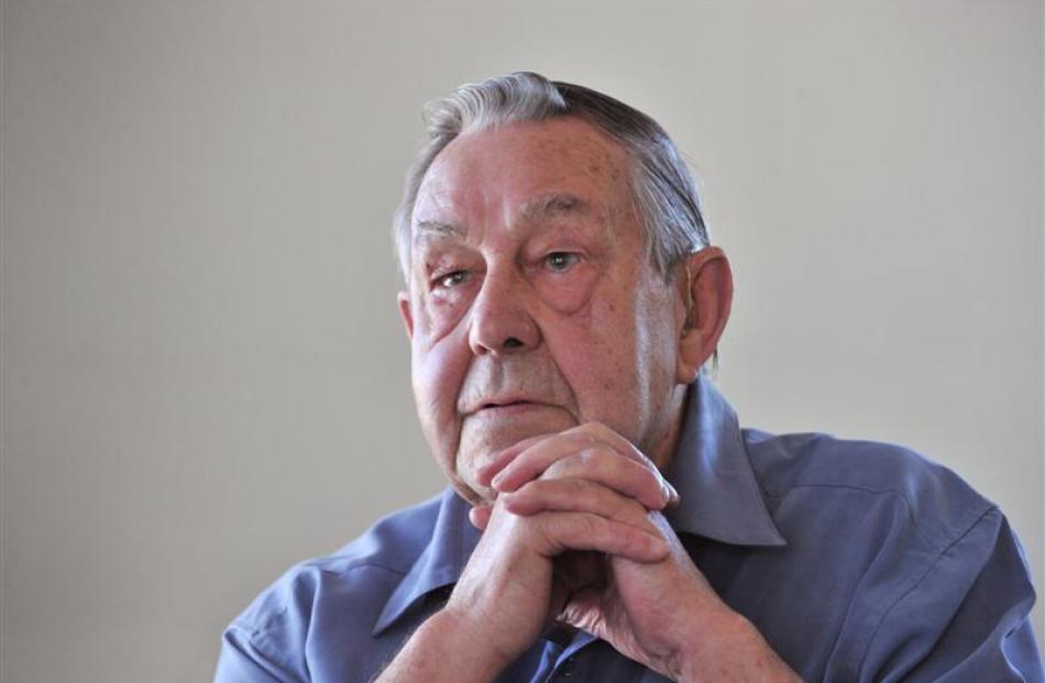 Lou Barron was in the British Merchant Navy During World War 2. Photos by Gerard O'Brien