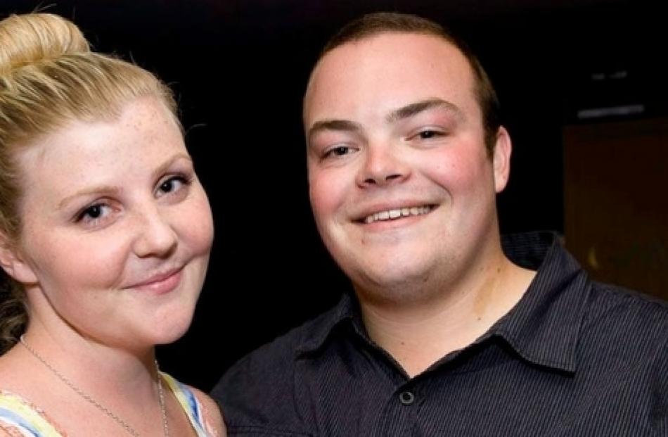 Luke MacKenzie, pictured with girlfriend Ashley Sheppard, died in Flat Bush.