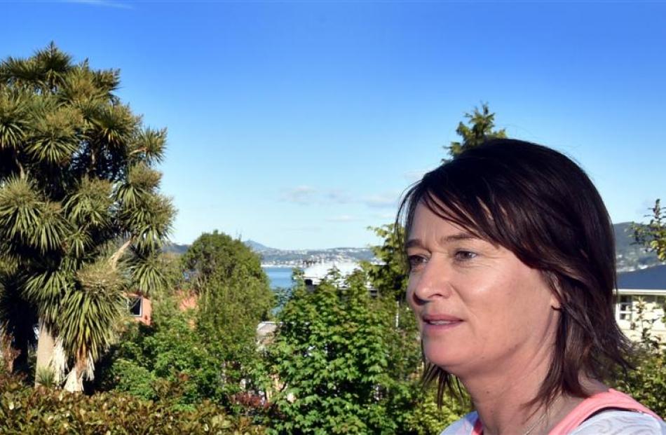 Macandrew Bay property owner Anna Leslie has questions for the 2GP planners. Photo by Peter McIntosh