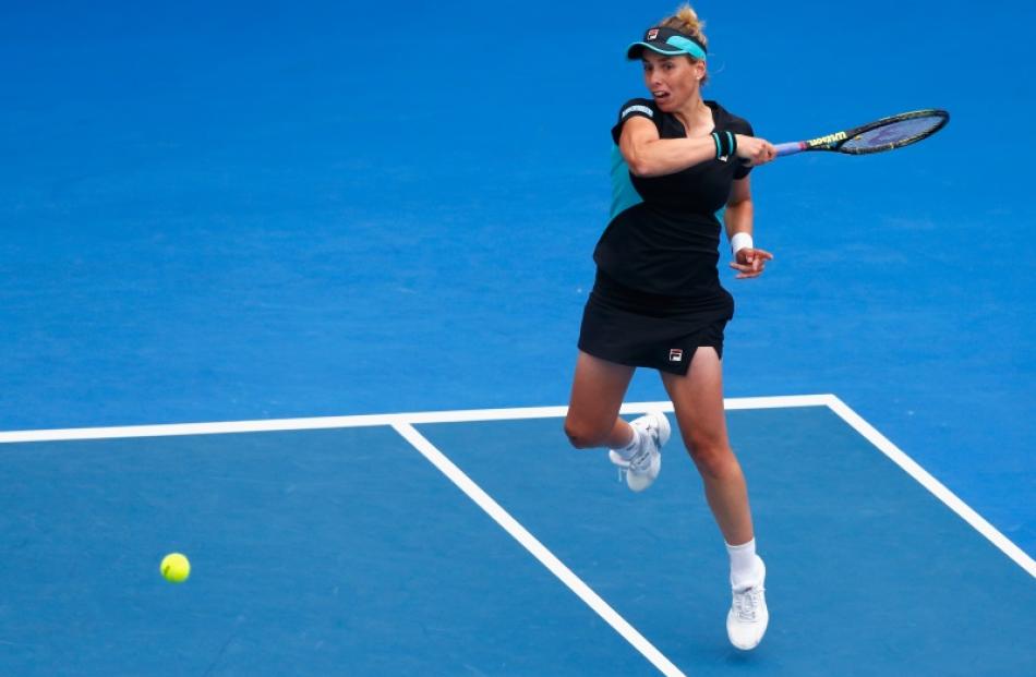 Marina Erakovic during her second round loss at the ASB Classic in Auckland. Photo: Getty Images