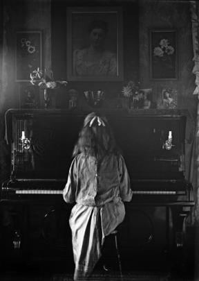 Marion Scott Playing the Piano is among the works at ''Peeps of Life: Photographs by John...