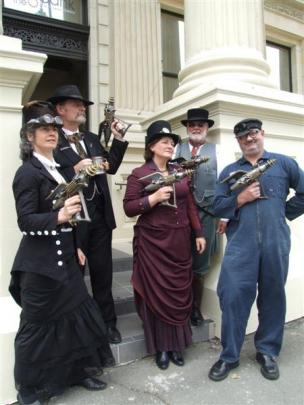 Members of the League of Victorian Imagineers (from left) Helen Jansen, Iain Clark, Sally Hope,...