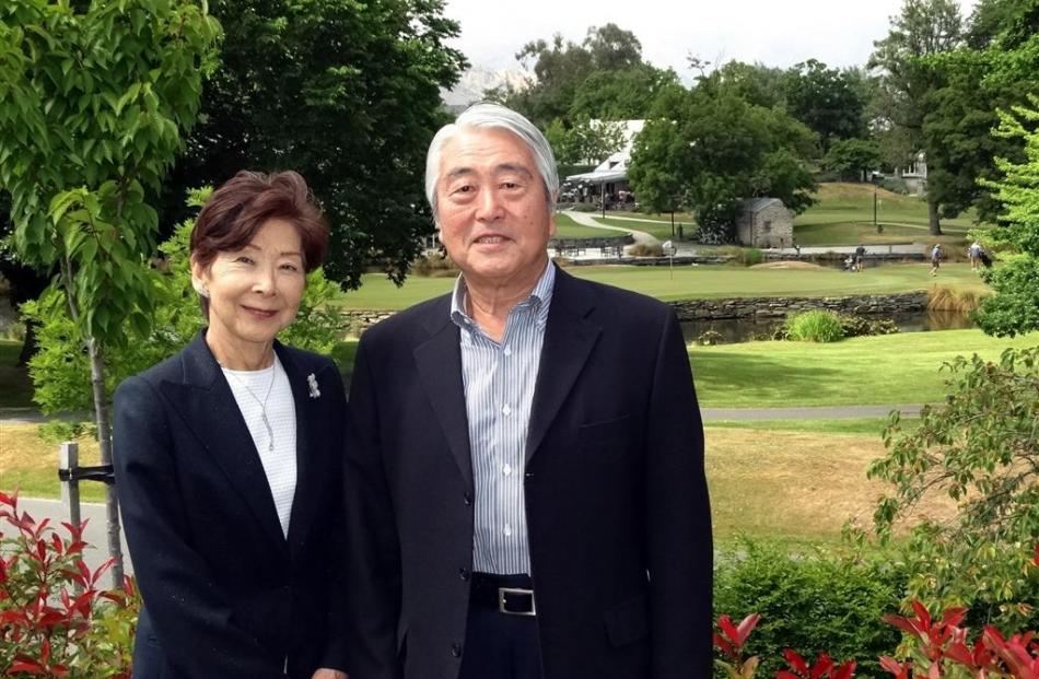 Millbrook founder Eiichi Ishii and wife Hiroko. Photo by David Williams.