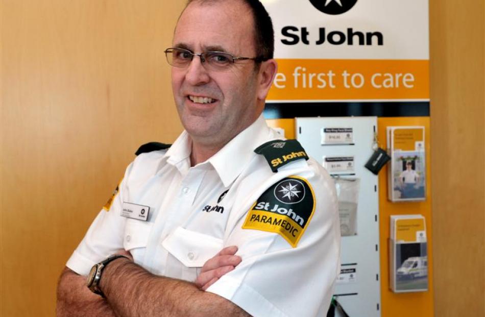 Mosgiel ambulance manager John Baker. Photo by Gregor Richardson.