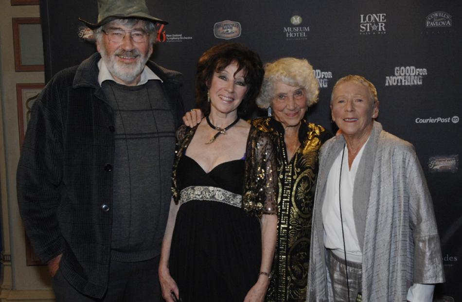 From left: Dugald MacTavish of Moeraki, his sister Terry MacTavish and mother Shona MacTavish...