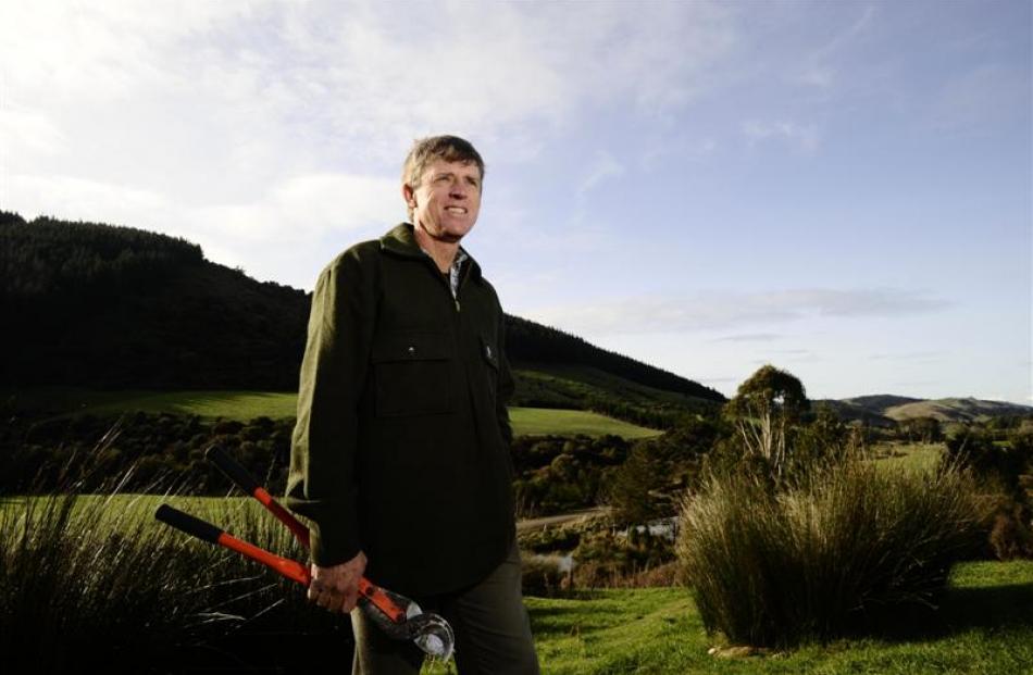 Neil Cullen has had a lifelong interest in planting trees. Photo by Gregor Richardson.