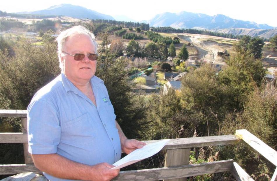 Neil Webster is one of a large number of residents living near Wanaka's proposed private plan...