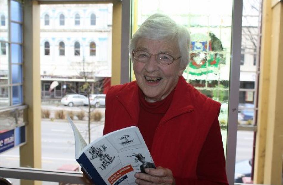 Nelson author Shirley Walker at the Invercargill Public Library launch of the biography she has...