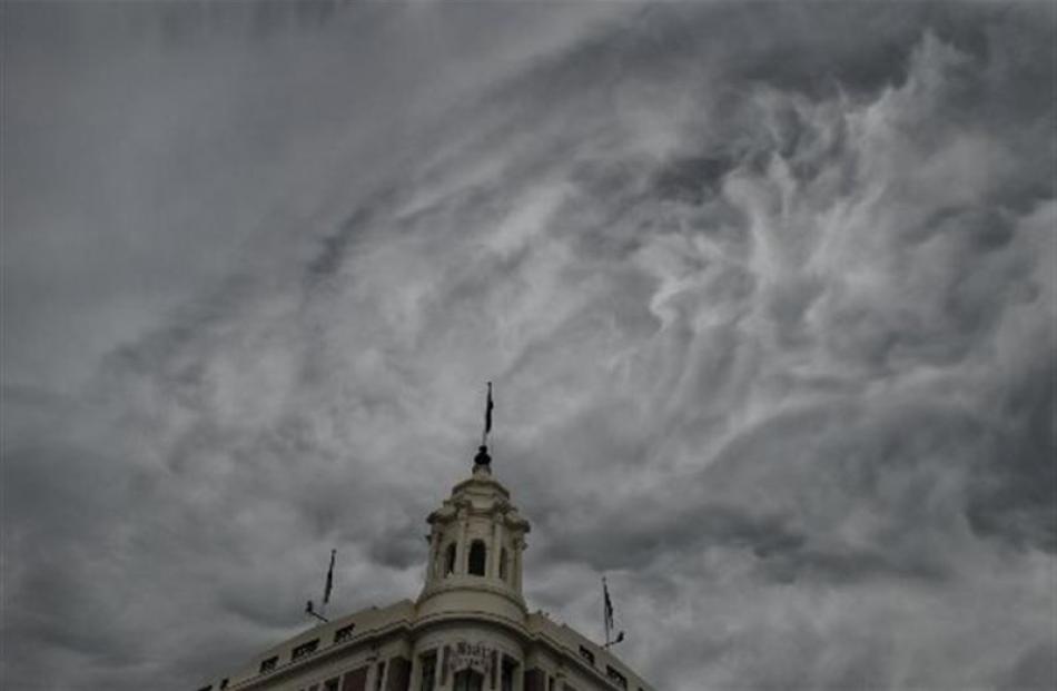Neuroses spiral into the Dunedin sky. Photos by Gerard O'Brien/Andre Perlstein/Camera Press...